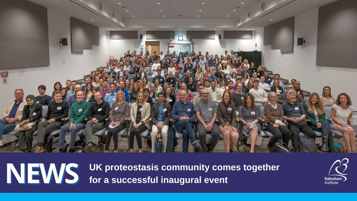 For everyone who attended our @UK_proteostasis Conference, relive the memories with this write-up. For those who didn't, here's what you missed!
babraham.ac.uk/news/2024/05/u…