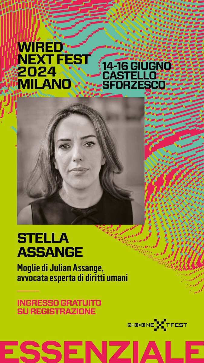 I’ll be speaking in Milan at Wired Next Fest again this year! @wireditalia #WNF24