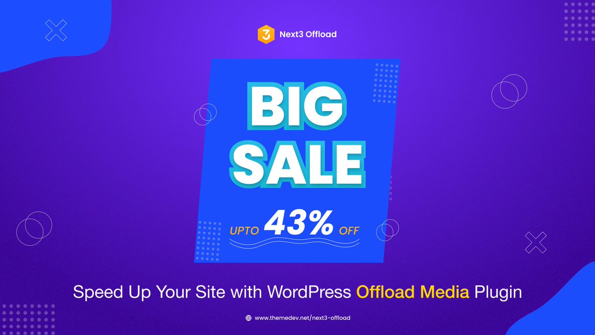 AndrewECook_'s tweet image. Enhance your website's speed and performance with the Next3 Offload Plugin. Optimize your WordPress site effortlessly, reduce loading times, and improve user experience.
Try it now!
👉 Click to details: themedev.net/next3-offload/…

#speedup #boostperformance #lazyloading