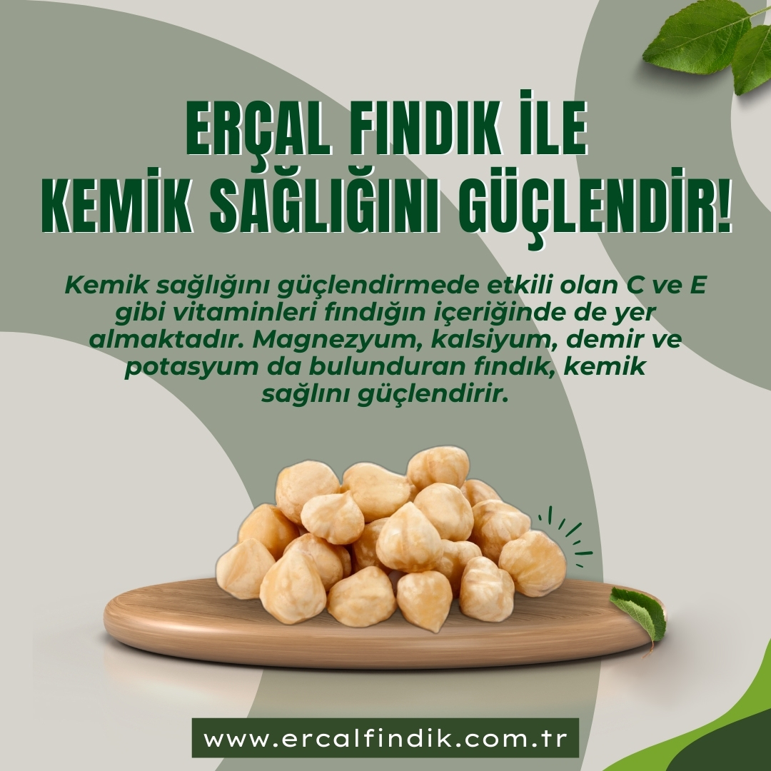 ercalfindik's tweet photo. Erçal Fındık ile kemik sağlığını güçlendir!👑🌰

Kemik sağlığını güçlendirmede etkili olan C ve E gibi vitaminleri fındığın içeriğinde de yer almaktadır. Magnezyum, kalsiyum, demir ve potasyum da bulunduran fındık, kemik sağlını güçlendirir.💪🦴

https://t.co/bHpmIbS5FN https://t.co/Aa6wjiuVke