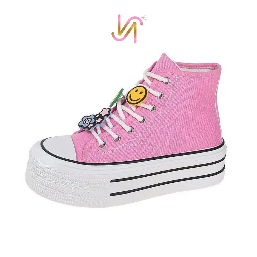 ✨ Nadilastuff Jihun High And Low Sneakers Sepatu Wanita Premium Canvas Casual Shoes✨ Gercep 👇 s.shopee.co.id/7KbCp5FtLR