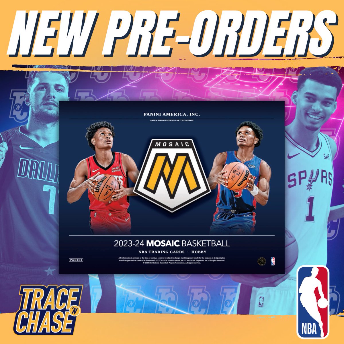 Some of the Hottest @PaniniAmerica releases are back and now available for Pre-orders !🙌🔥 Get yours here:👇 tracenchase.com/boxes-and-pack… #thehobby #whodoyoucollect #showyourhits #RC #bgs #psa #paniniamerica #tracenchase #tracenchaseskg #bycollectorsforcollectors #paniniamerica
