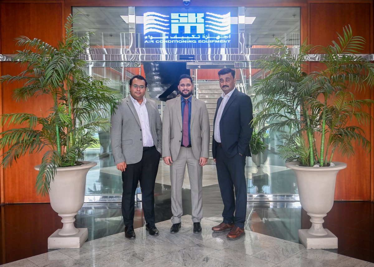 SKMAIRCON's tweet photo. #SKM coordinated a productive #factoryvisit in #collaboration with Trade Links & Services Co LLC & United #Business Map LLC, alongside our valued #Oman distributor, #Omasco.
#gcc #HVAC #AC #acmanufacturer #actechnology #airconditioning #middleeast #gulf #investment #construction https://t.co/KS6rs9BFOh