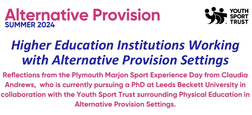 Today I shared the 6th edition of the alternative provision PE and Sport newsletter. If you’d like a copy please get in touch! #ThisisAP