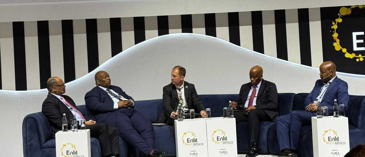 Eskom Leadership at Enlit Africa Conference: Eskom’s executive team participated in a fireside chat during the Enlit Africa conference. The discussion, moderated by James Mackay (CEO of the Energy Council), featured key leaders including: Dan Marokane (Eskom Group Chief