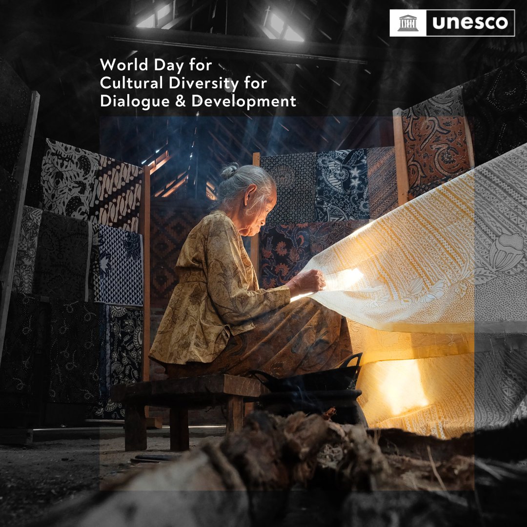 21 May is World Day for Cultural Diversity for Dialogue & Development! We may speak different languages or come from various places, but 1 thing is clear: when we preserve #CulturalDiversity, we preserve what makes us—us. What does it mean to you? on.unesco.org/3PqqJUg