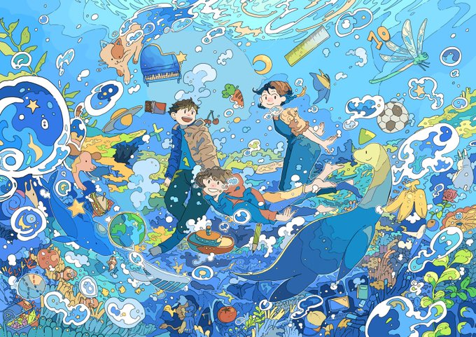 「泡 水中」のTwitter画像/イラスト(新着)