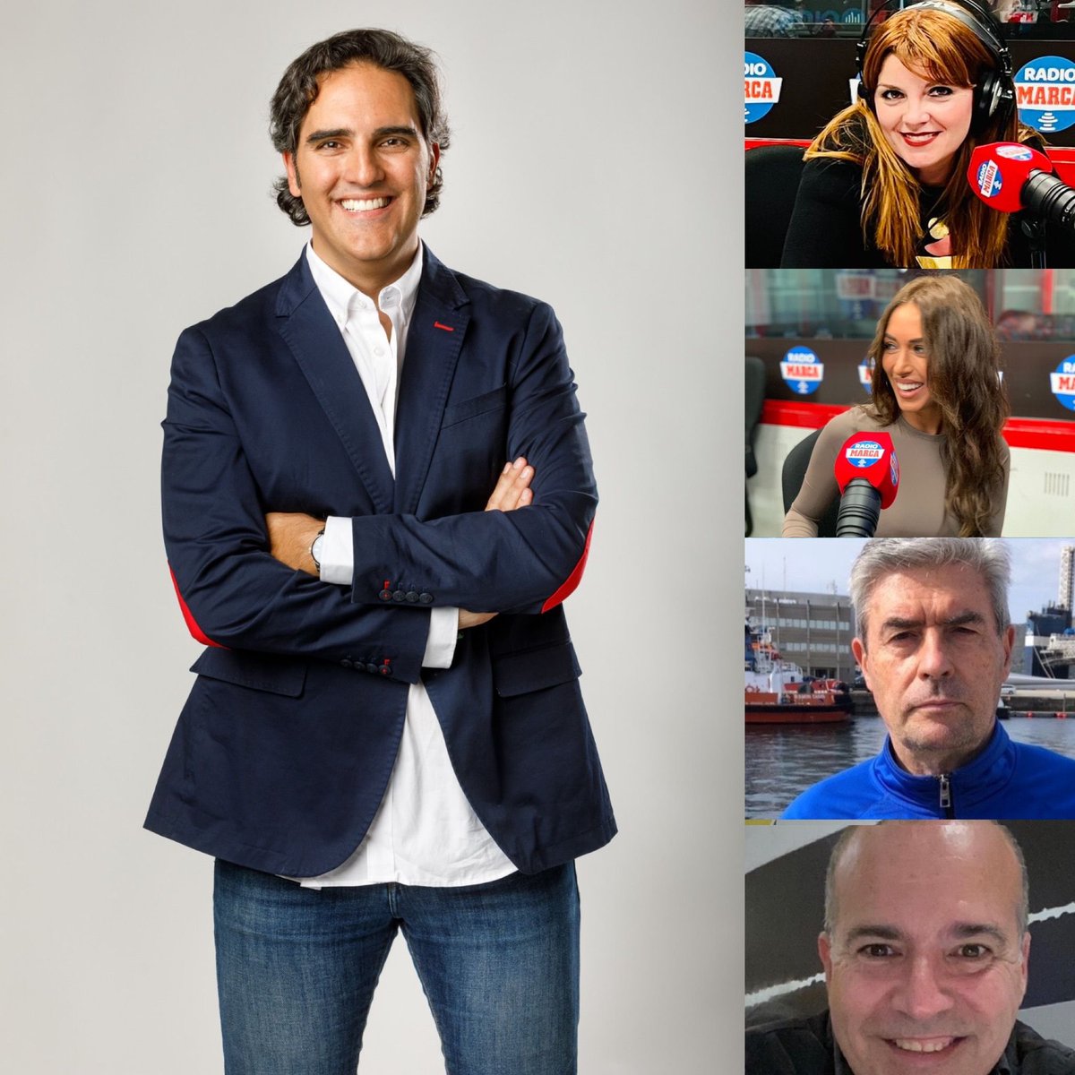 🎧 ¡Formamos ya #ElCorrillo! 👨‍🏫 @vanesadelucio 👩‍🏫 @claudiagarciasv 👨‍🏫 José Luis San Martín 👨‍🏫 @tara11iker 🎙️ @Sahuqui 📻 radiomarca.com