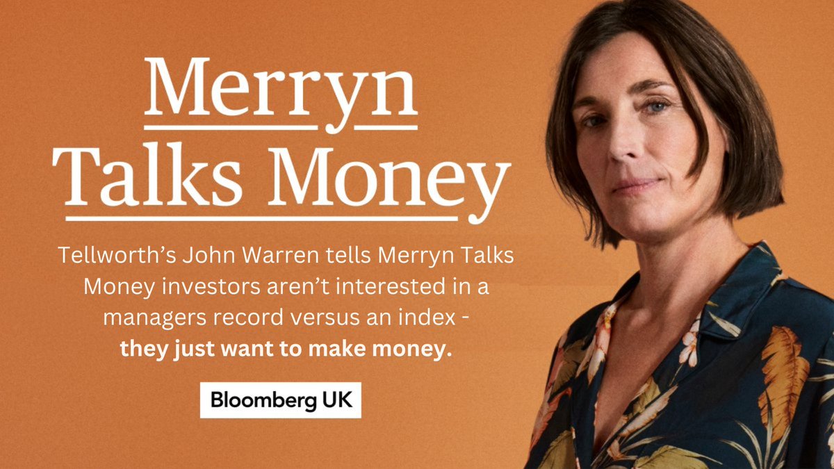 KL Communications (@klcomms) on Twitter photo On this week's #MerrynTalksMoney, <a href="/MerrynSW/">Merryn Somerset Webb</a> and <a href="/John_Stepek/">John Stepek</a> breakdown the industry's benchmark addiction.
They are joined by Tellworth Investments' John Warren to discuss how his fund, TM Tellworth UK Select, makes investors' money no matter the macro. bloomberg.com/news/articles/… On this week's #MerrynTalksMoney, <a href="/MerrynSW/">Merryn Somerset Webb</a> and <a href="/John_Stepek/">John Stepek</a> breakdown the industry's benchmark addiction.
They are joined by Tellworth Investments' John Warren to discuss how his fund, TM Tellworth UK Select, makes investors' money no matter the macro. bloomberg.com/news/articles/…