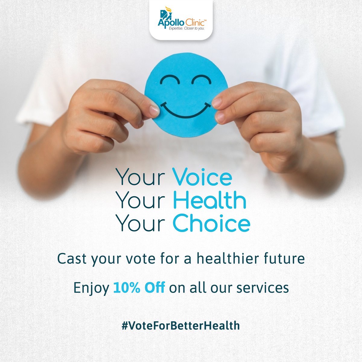 Every ballot counts towards a brighter, healthier future for all. Vote and empower your health with your voice. Avail 10% off on all our services and Urge your friends and family to #VoteForBetterHealth

#VoteForBetterHealth #EveryBallotCounts #EmpowerYourHealth #HealthIsAVote