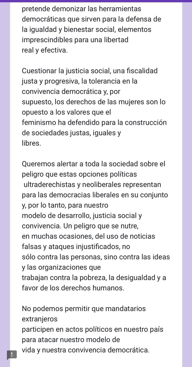 Feministas Tomando Partido tweet media