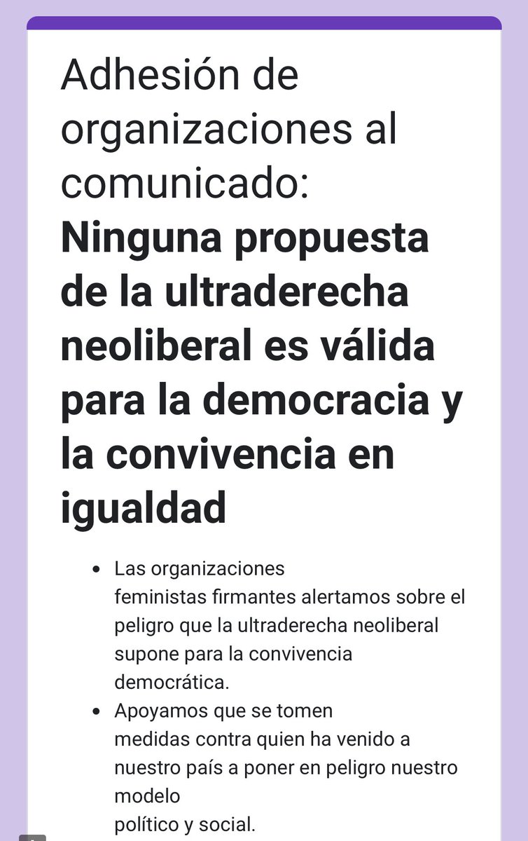 Feministas Tomando Partido tweet media