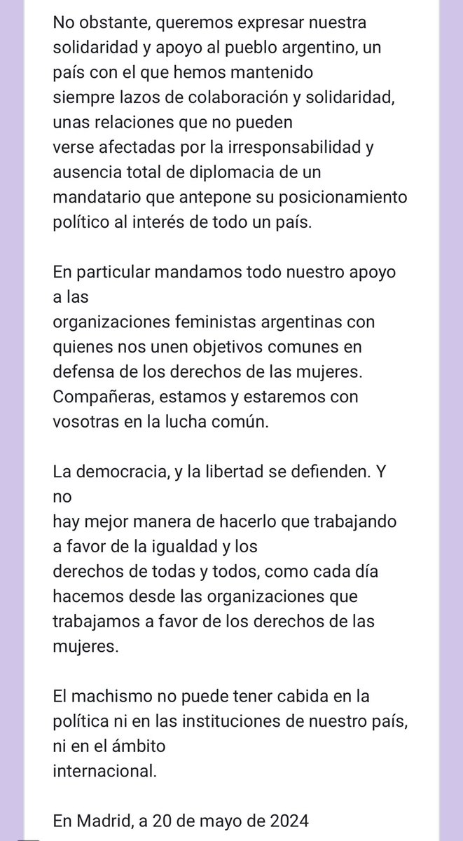 Feministas Tomando Partido tweet media