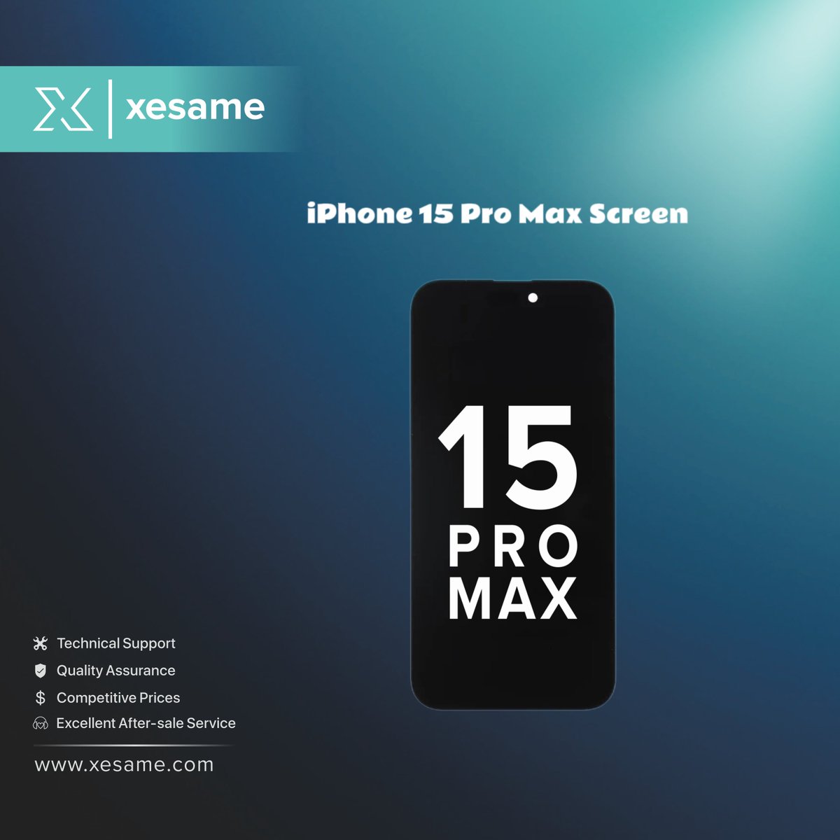 xesame_official's tweet image. Best Price for iPhone 15 Pro Max OLED Screen Replacements 📱

Original price: $303.17

Email: info@xesame.com
Website: xesame.com

#Apple #iPhone15ProMax #iPhoneLCD #iPhoneOLED #iPhoneScreen #iPhoneRepair #iPhoneParts #iPhoneReplacement #iPhoneRefurbishing