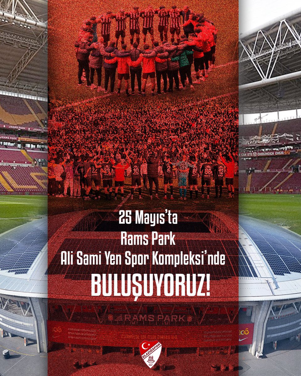 Bilgi; 

25 Mayıs Cumartesi günü saat 19.00’da 52 Orduspor ile oynayacağımız Play Off final müsabakası İstanbul Rams Park Ali Sami Yen Spor kompleksi’nde oynanacak.