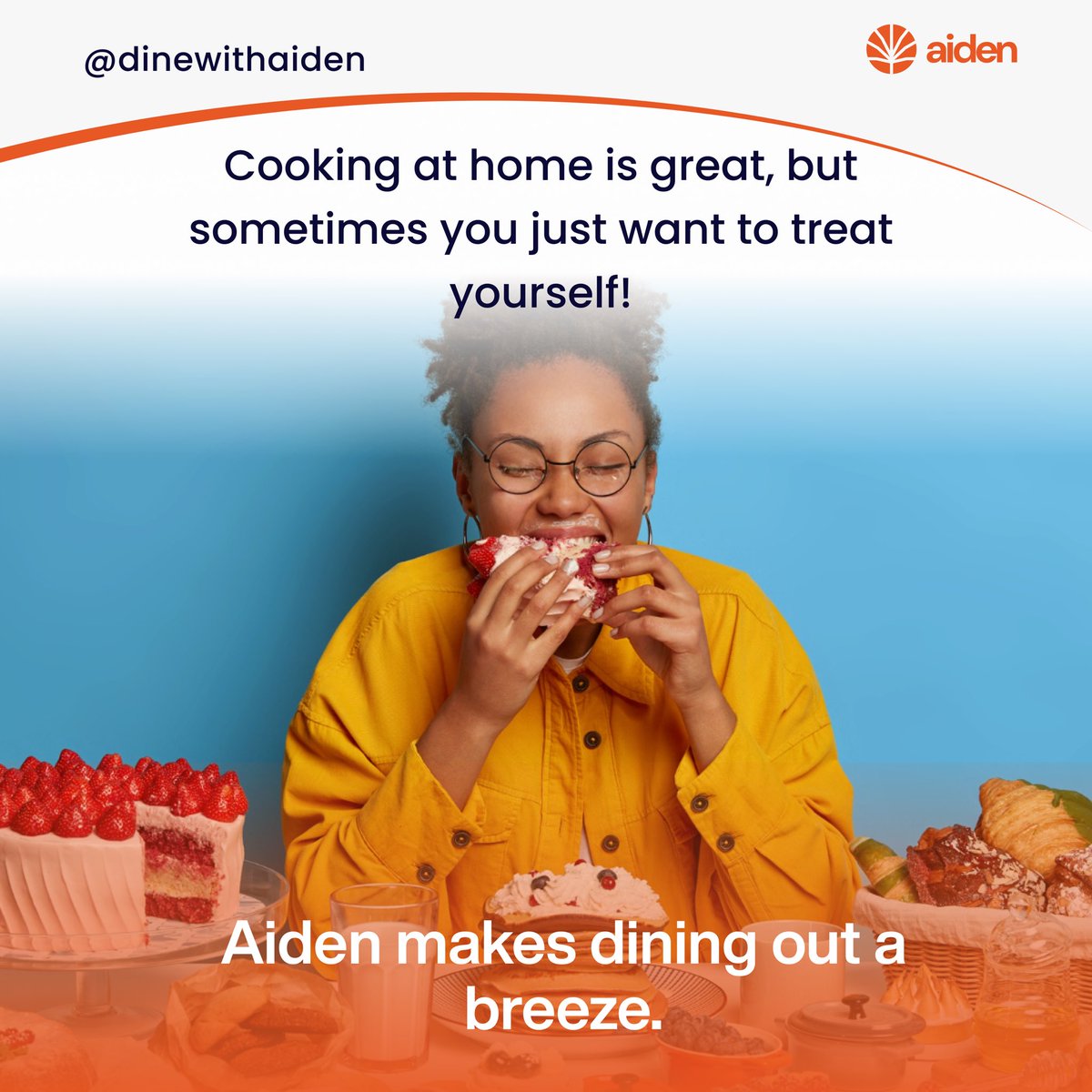 Aiden is coming soon to make dining out a breeze! With Aiden you will be able to easily 

- Discover new restaurants
- Browse menus & reviews
- Tap to reserve
- Pre-order meals
- Order in-app

 #AidenComingSoon #NaijaFoodie #dinewithaiden #erastour