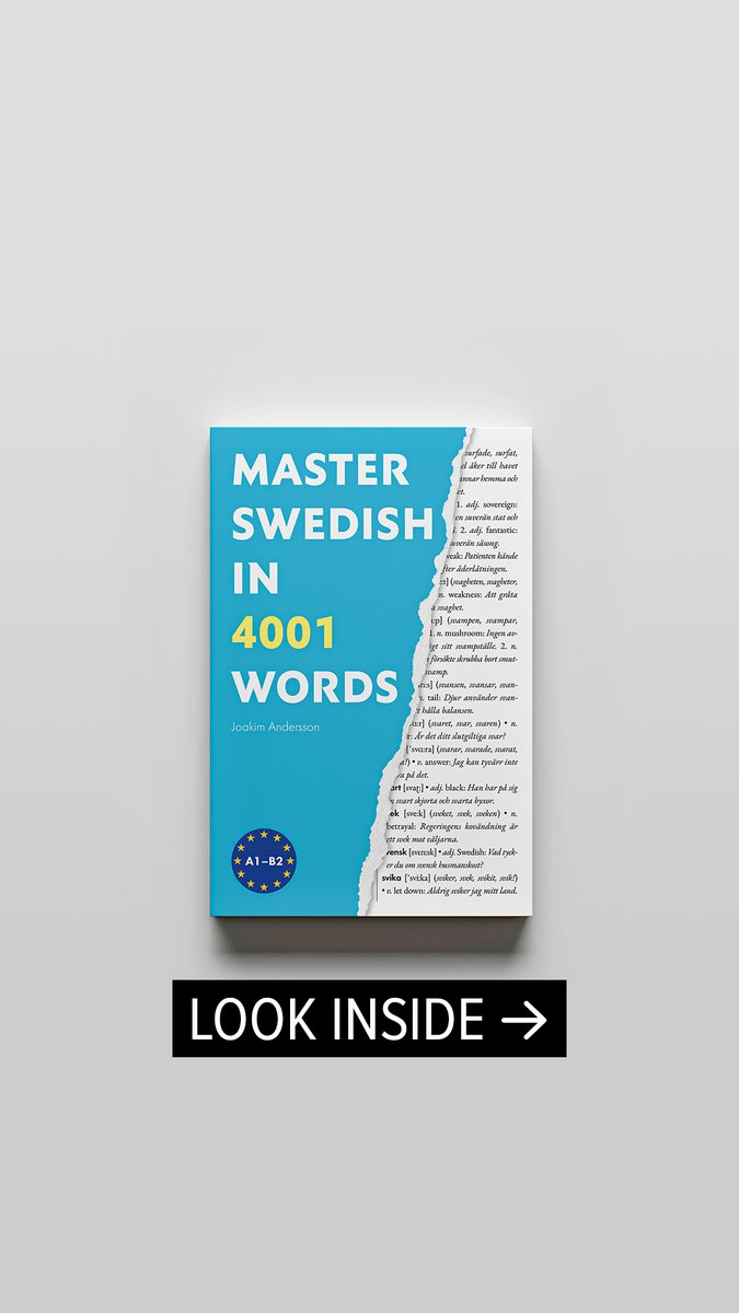 sayitinswe's tweet photo. MASTER SWEDISH IN 4001 WORDS 🥳

I know, I'm not really here, but I did recently release a brand new book which I worked on almost 24/7 for 9 months straight so if you'd be interested in buying it, let me know in the comments and I'll get you a link 👉👈 https://t.co/CVVBlSyyUc