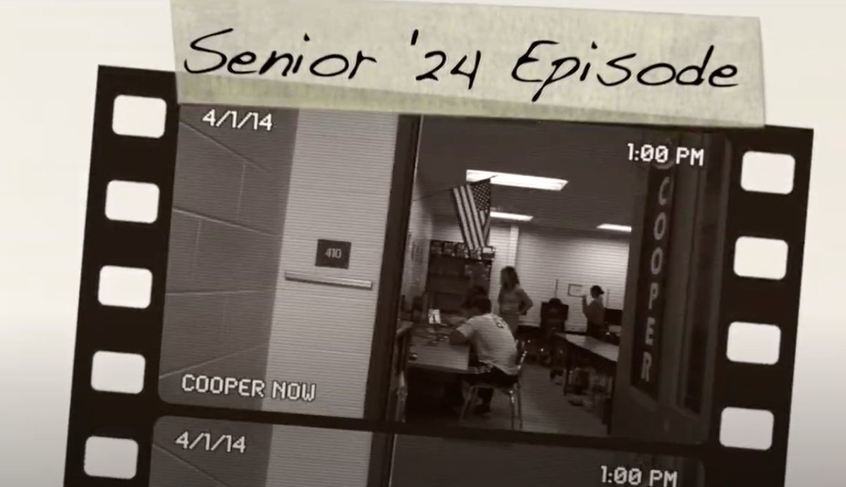 In case you missed it yesterday in JAM- here is the link to the senior episode of Cooper NOW - bit.ly/CNs15ep5