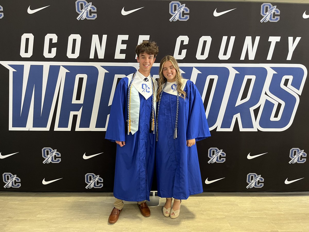 Congratulations to our student-athletes of the year! Cooper Timberman- XC & Track and Field Isabel Miller - Volleyball and Tennis #WeAreOne #SpearEm