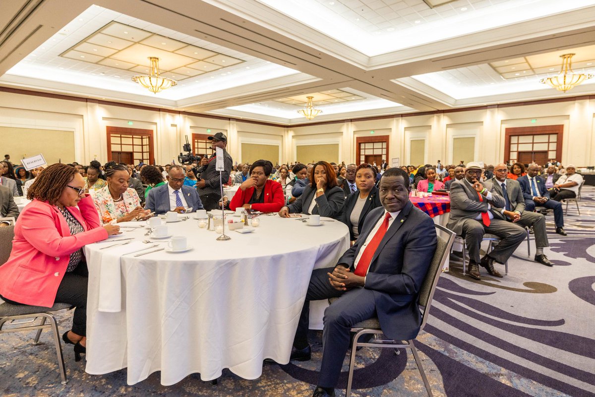 The delegation to the USA, Atlanta, headed by HE President Dr @WilliamsRuto had fruitful engagements that reflect on and honour democracy tenets like inclusion of the marginalized and integrity at the Carter Presidential Center, hosted by Paige Alexander CEO . We thereafter