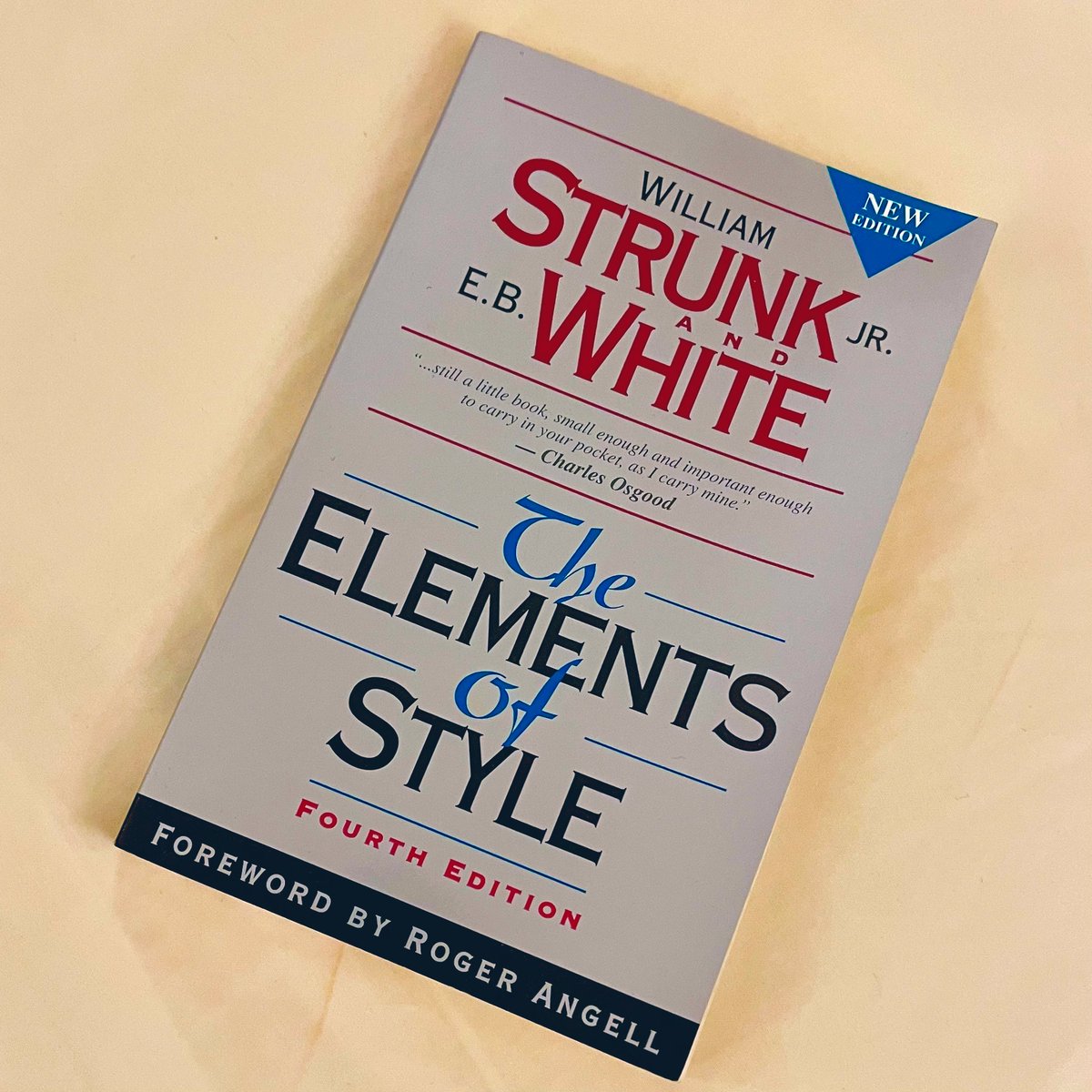 JohnRDallasJr's tweet photo. Before seeing @AdamMGrant’s spot-on—and stress-alleviating—post, I already had next to me #WilliamStrunkJr’s and #EBWhite’s indispensable The Elements of Style. Mr. White’s note, shown with #DrAMG’s wisdom, suggests I’m on the right track for my umpteenth scan of The Stylebook.✏️ https://t.co/Gft046JvcP