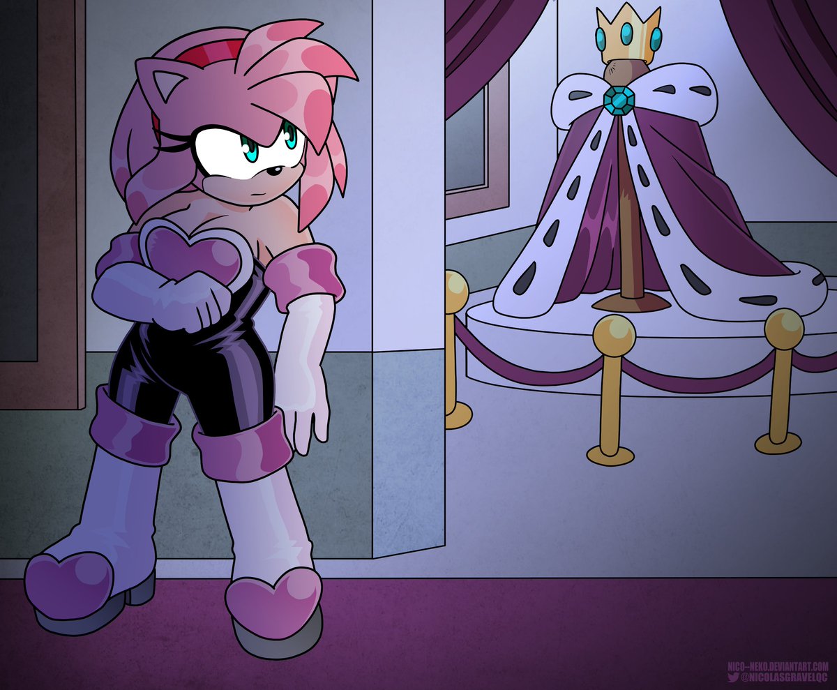 🖤 The Crown and Cape Heist at Acorn Museum! 👑 #AmyRouge #AmyRose 🩷 #RougeTheBat #SonicTheHedgehog