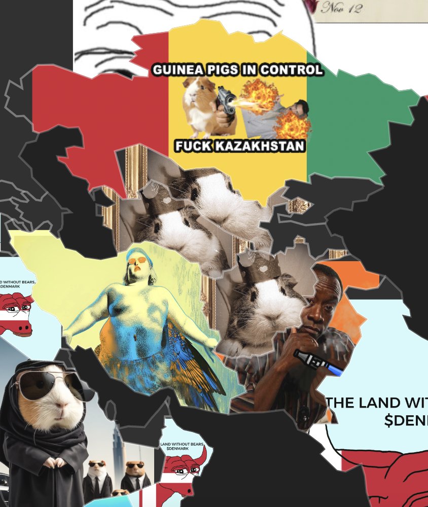 worldpvpguinea's tweet photo. BREAKING: @KazakhstanPVP has broken the $GUINEA treasury swap, forcing king piggy to takeover their land and declare WAR

stay tuned https://t.co/p21e1YqMTJ