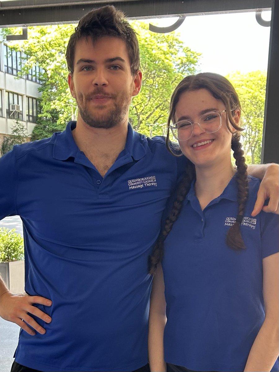 Love seeing <a href="/QCC_CUNY/">Queensborough | CUNY</a> students wearing their  degree-program swag and smiling coming out of their final exams! #GoTigers #QCCProud