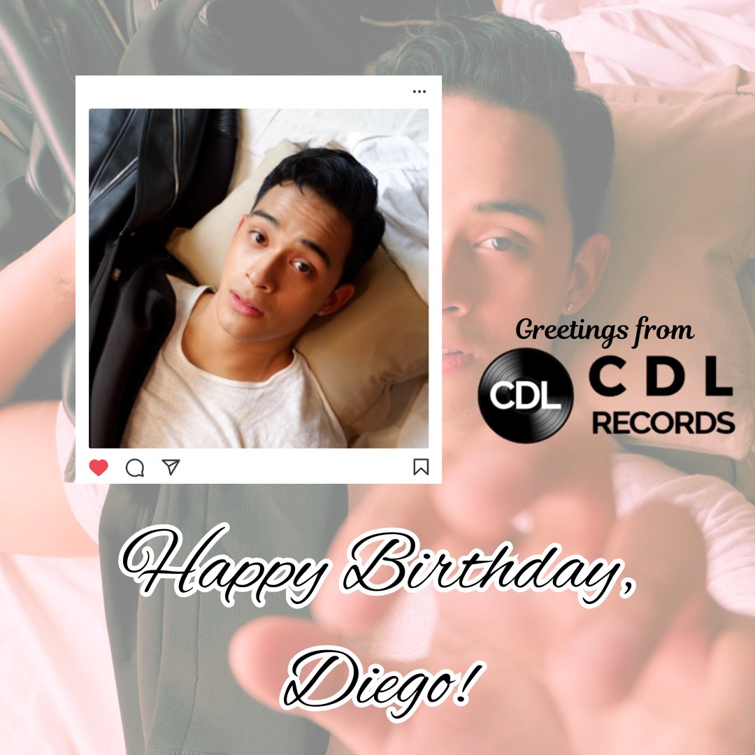 Happiest Birthday to our main man, @loyzagadiegs ! Enjoy your day. 🤍🩵 #DiegoLoyzaga #CDLRecords