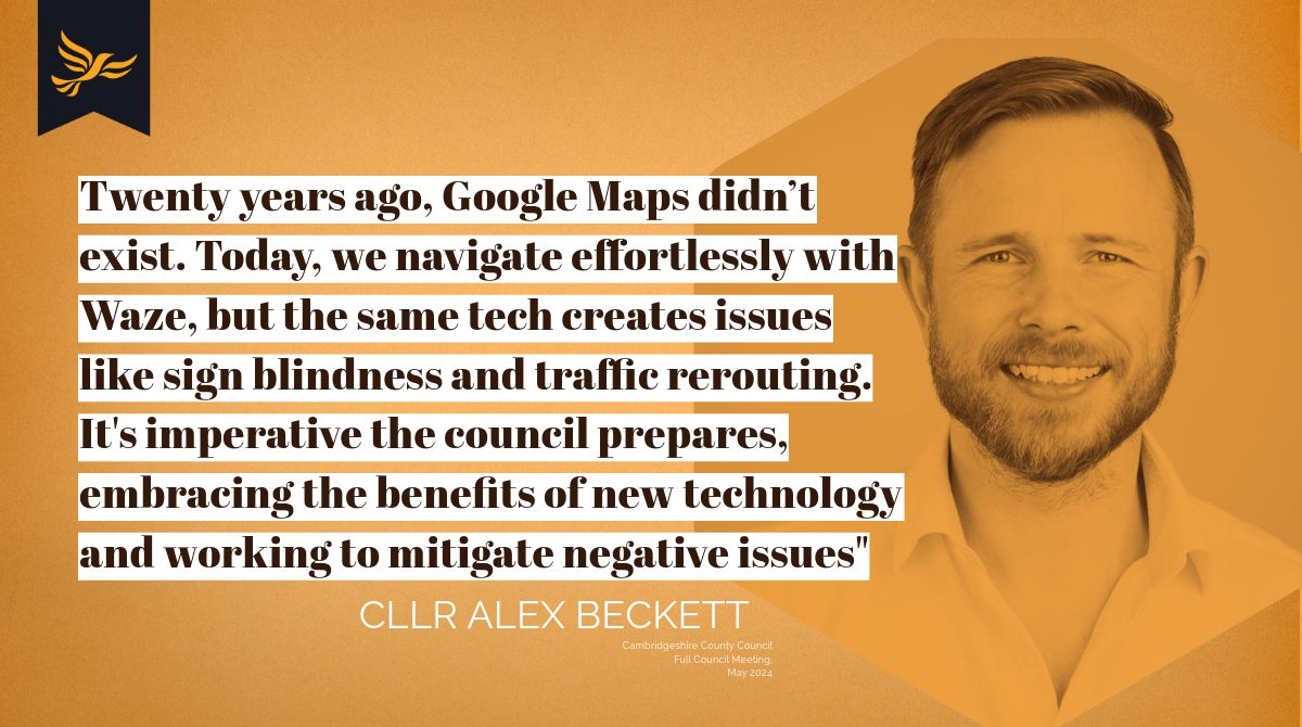 Cllr <a href="/alexbeckett/">Alex Beckett 🔶</a> motion to <a href="/CambsCC/">Cambridgeshire County Council</a> supported by the Full Council today #ai #DigitalInclusion