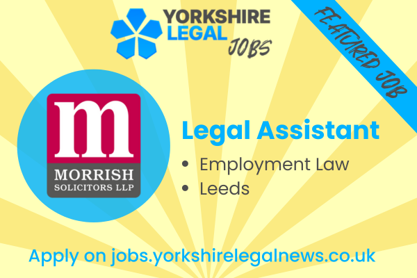 Yorkshire Legal (@yorkshire_legal) on Twitter photo A fantastic opportunity has emerged for a full-time Legal Assistant to join the Employment team of <a href="/Morrishlaw/">Morrish Solicitors</a>.
Sound up your street? Apply now on Yorkshire Legal Jobs ➡️ jobs.yorkshirelegalnews.co.uk/jobs/legal-ass… A fantastic opportunity has emerged for a full-time Legal Assistant to join the Employment team of <a href="/Morrishlaw/">Morrish Solicitors</a>.
Sound up your street? Apply now on Yorkshire Legal Jobs ➡️ jobs.yorkshirelegalnews.co.uk/jobs/legal-ass…