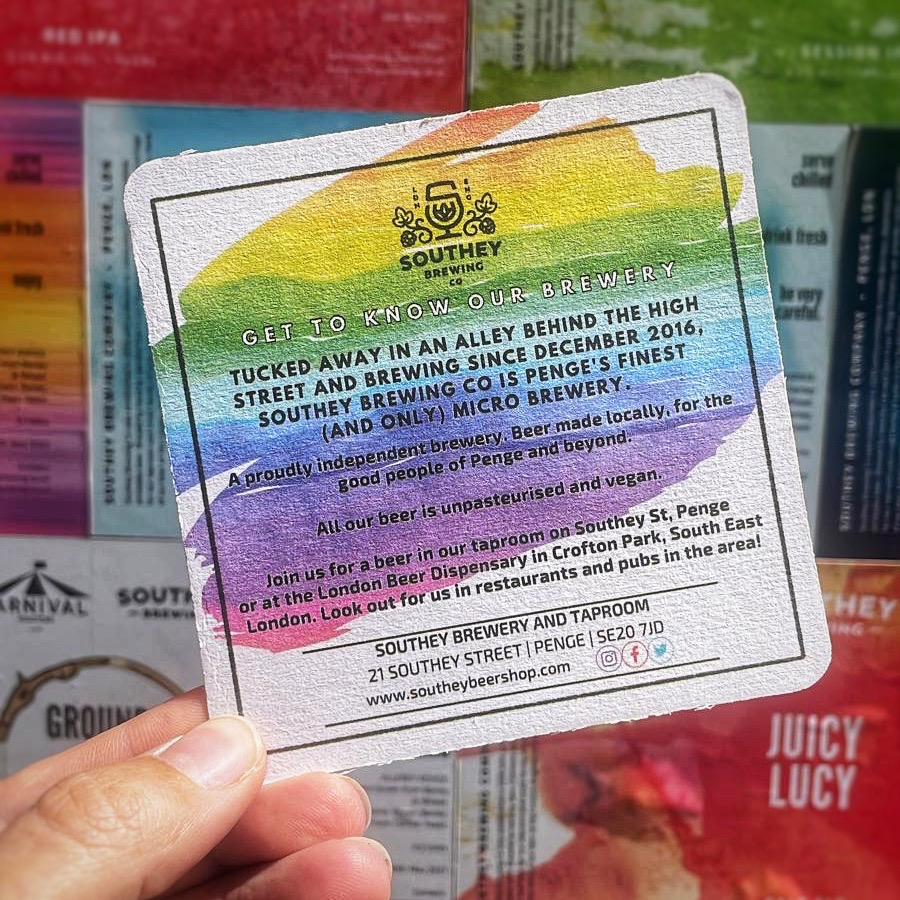 Who has spotted our new Southey beer coasters?

Perfect for resting your ice-cold pint this summer. 
🔥
6 designs available, surely now considered a collector's items?!
Which design catches your eye the most?
#penge #SE20 #craftbeer #southlondon