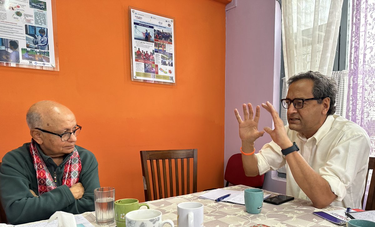 It is our honour to welcome Dr. <a href="/KulCGautam/">Kul Chandra Gautam</a>, Global Development and Policy Expert and former Deputy Executive Director of <a href="/UNICEF/">UNICEF</a> and Assistant Secretary-General of the <a href="/UN/">United Nations</a>, at <a href="/BiratNepal/">Birat Nepal Medical Trust</a> office today to discuss our work on Tuberculosis. #TB