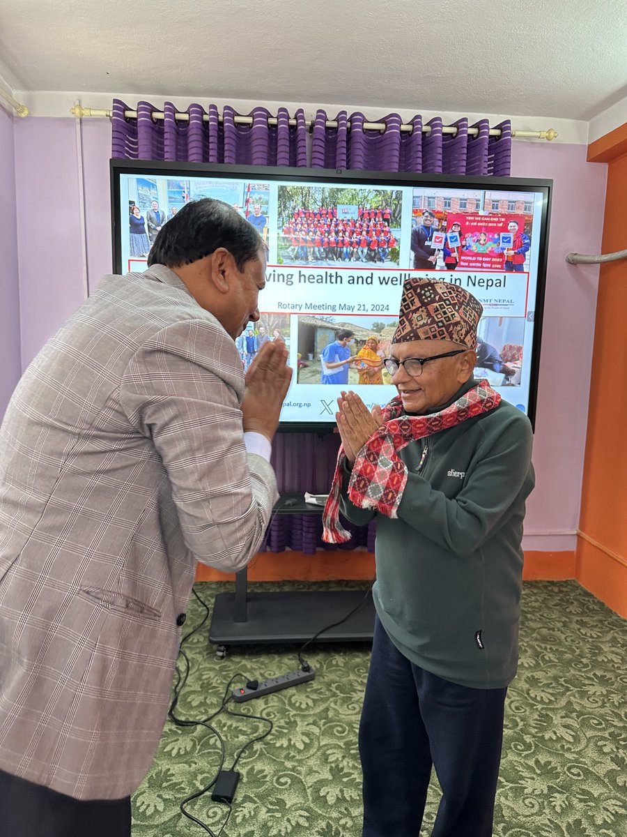 BiratNepal's tweet photo. It is our honour to welcome Dr. @KulCGautam, Global Development and Policy Expert and former Deputy Executive Director of @UNICEF and Assistant Secretary-General of the @UN, at @BiratNepal office today to discuss our work on Tuberculosis. #TB https://t.co/UAG7oigxZ0