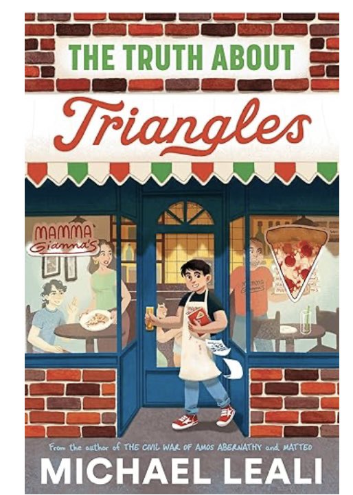 kbport714's tweet photo. Happy book birthday to The Truth About Triangles @michaelleali Loved this bk Luca hoping to help his failing family’s pizzeria when a cooking show comes to town. #firstcrushes #hope #LGBTQIAP @HarperCollinsCh @NetGalley https://t.co/WT40Jw8mLv