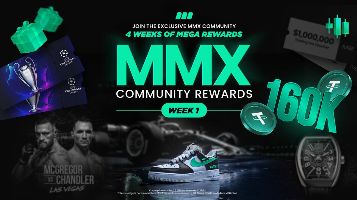 1/2
Welcome to $MMX Community Rewards 2.0!🎉

Get ready for a 4-week campaign packed with prizes! Existing #MMX holders and newcomers – everyone’s welcome🙌

Complete tasks &amp; watch your rewards stack up:
‣ Zealy: bit.ly/3X8ekuL
‣ Taskon: bit.ly/44SSz3B