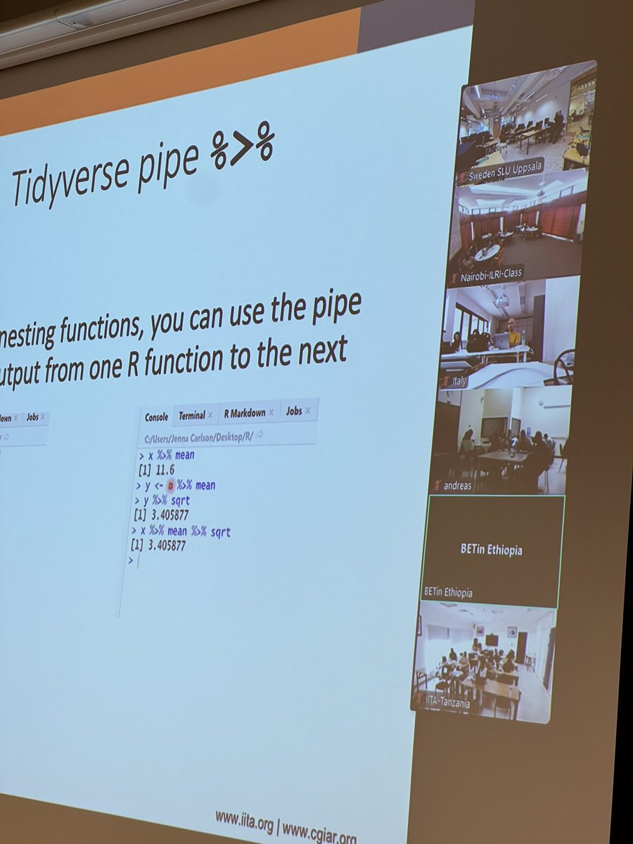 The projects Cassavanet4dev and EpiCass financed by the Swedish Research Council are now giving a course in hybrid form (online course materials and resources but students at six locations/countries with local teachers.