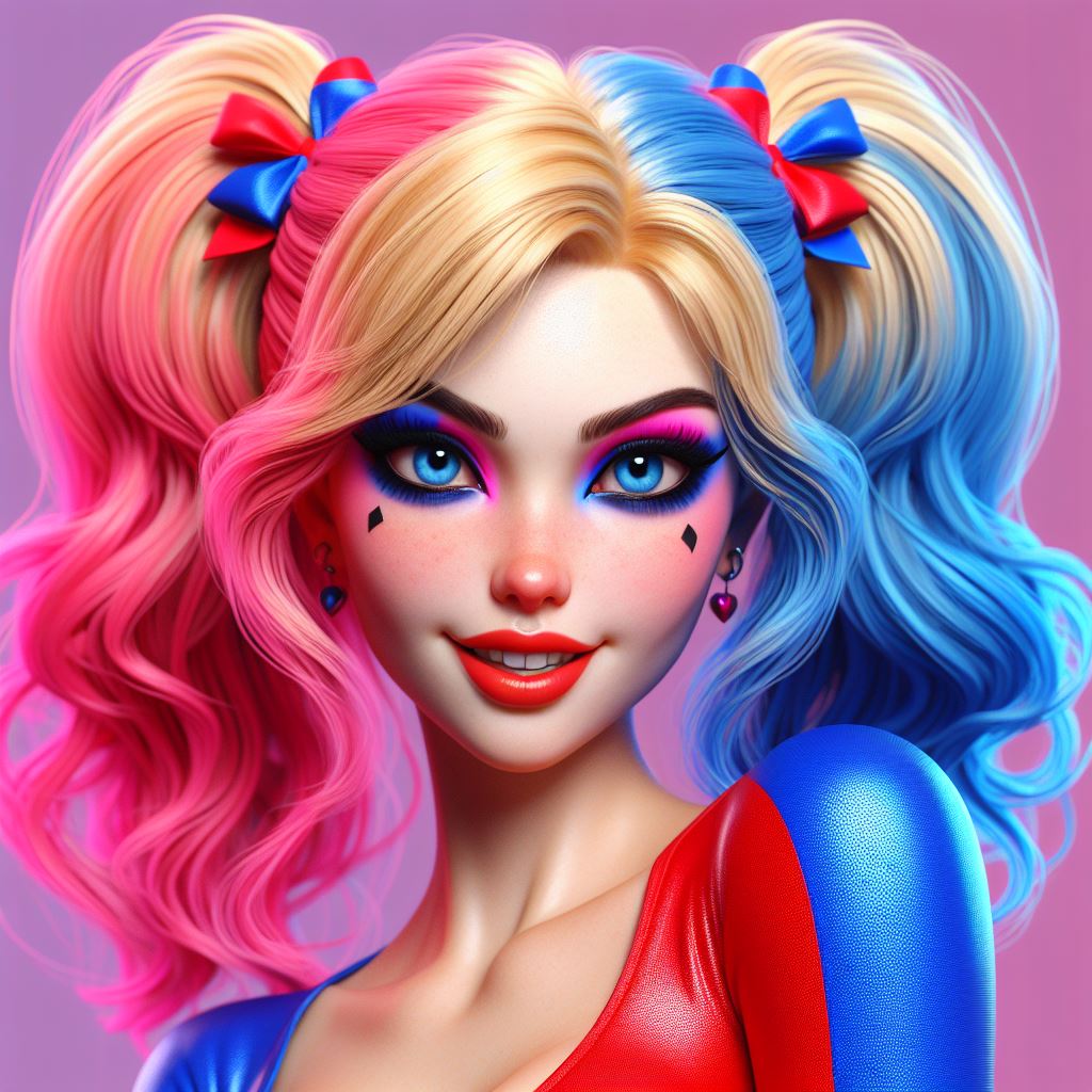 #cartoonwoman #brighthair #redandbluecostume #characterdesign #illustration #artwork #batman #colorful #comicstyle #cosplay #fashion #style #instacartoon #instaart #instaillustration #DC #dccomic  #cartoonvibes #harleyquinn #cartooninspiration