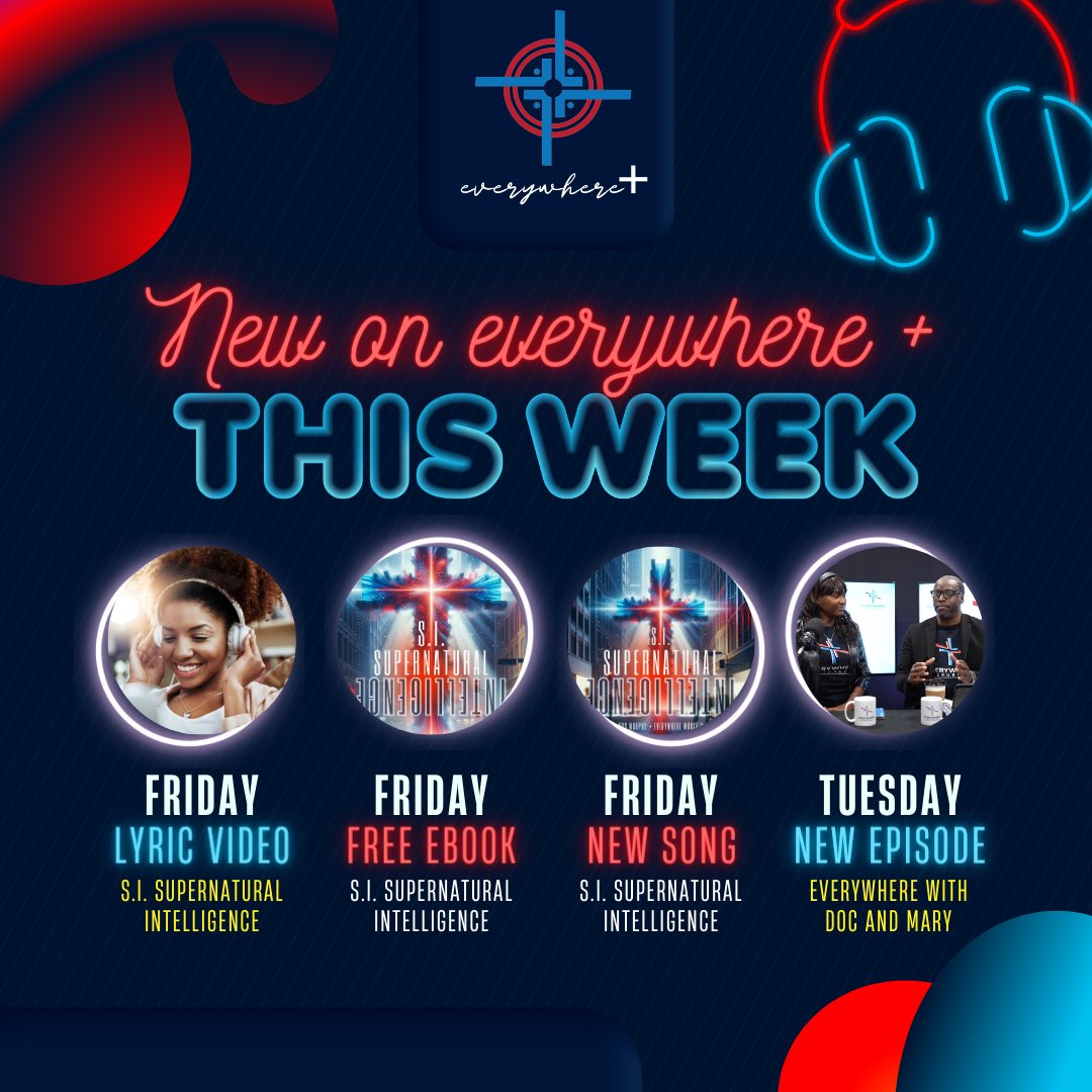 pastordoc's tweet photo. New this week on the Everywhere+ App! 

Download Everywhere + on Andriod Goggle Play or the Apple Store

#everywhere+ #theeverywherenetwork #everywherechurch #docmurphymovements https://t.co/hMwwhl1WR8