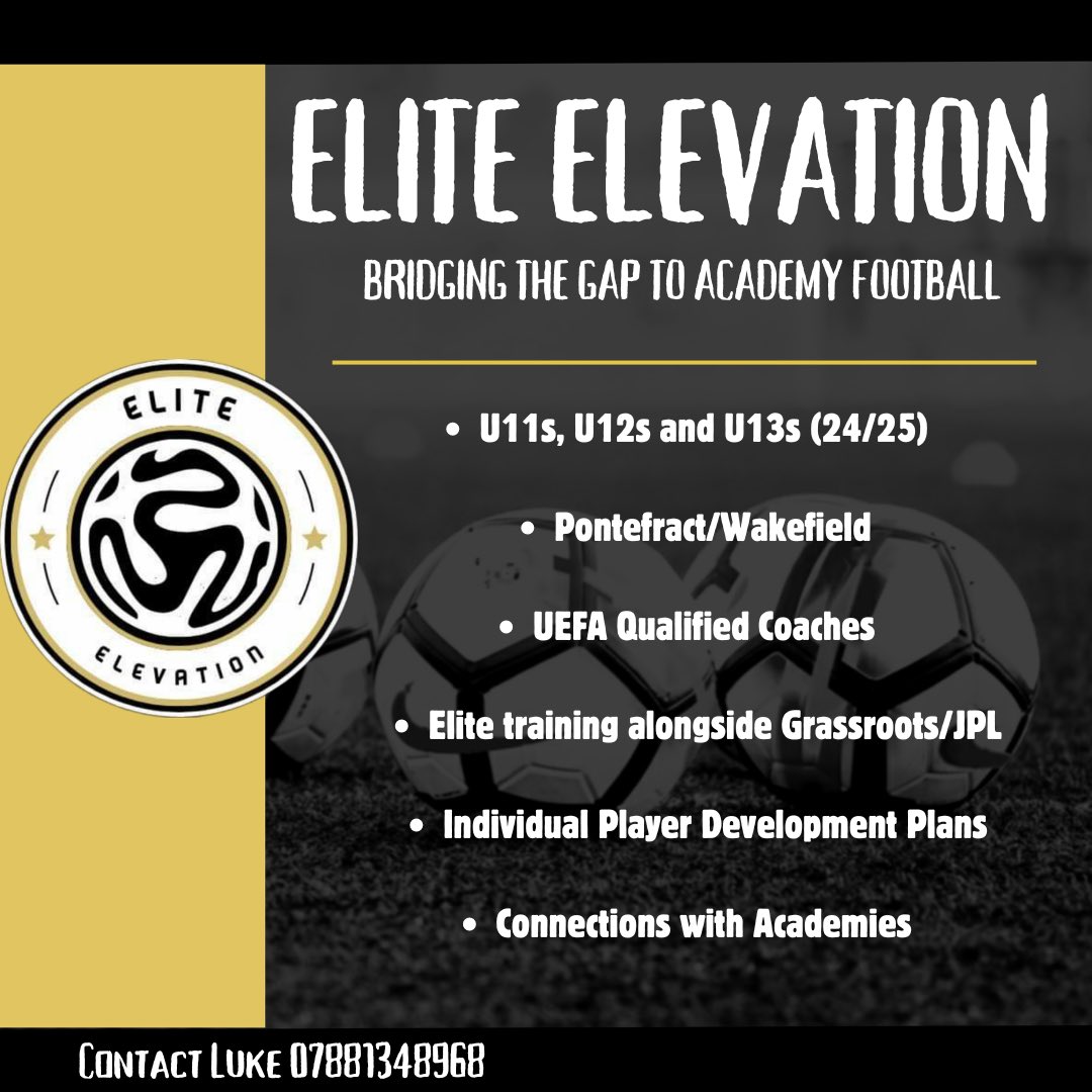 EliteElevation2's tweet photo. Coming soon!!

Please get in touch if interested⚽️ https://t.co/MeeYz1bP13