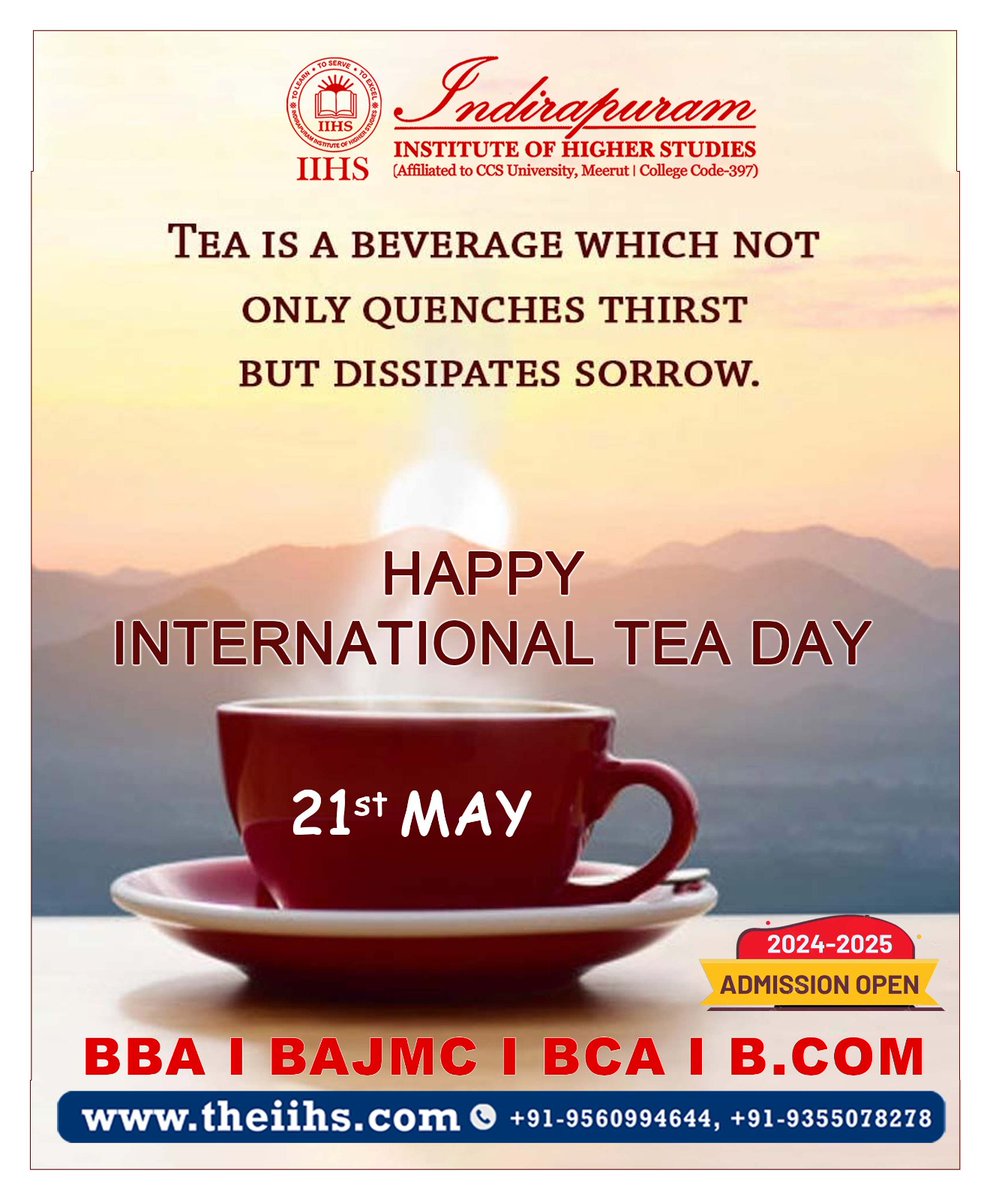 HAPPY INTERNATIONAL TEA DAY 21st MAY
.
.
.
.
.
#internationalteaday #tea #chai #tealovers #teatime #teaday #chailover #chailovers #teaaddict #greentea #blacktea #chaipecharcha #indiantea #tealove #instatea #ll #foodie #chaitea #india #chaipeelo #teaislife #chaitime #lovetea