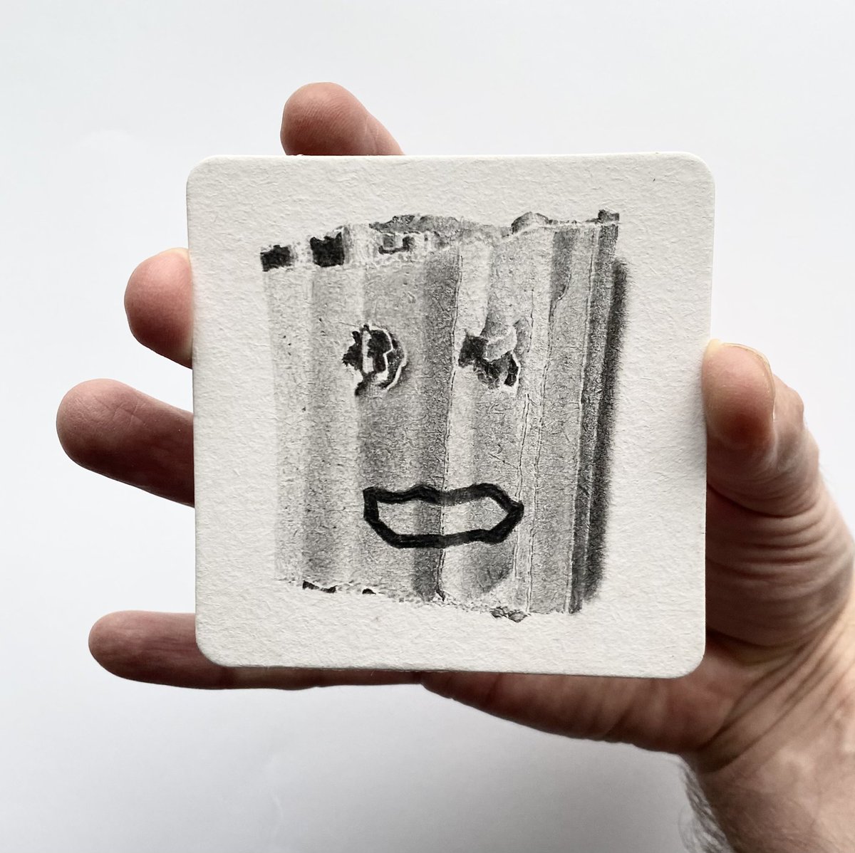 Here’s a small pencil drawing – on a beermat of all things!

It’s part of the charity auction which is LIVE NOW on ebay in support of Cahonas.

There are some really great artists  -   ebay.co.uk/usr/cahonas_sc… - it ends on Sunday. Prices start at 25GBP.