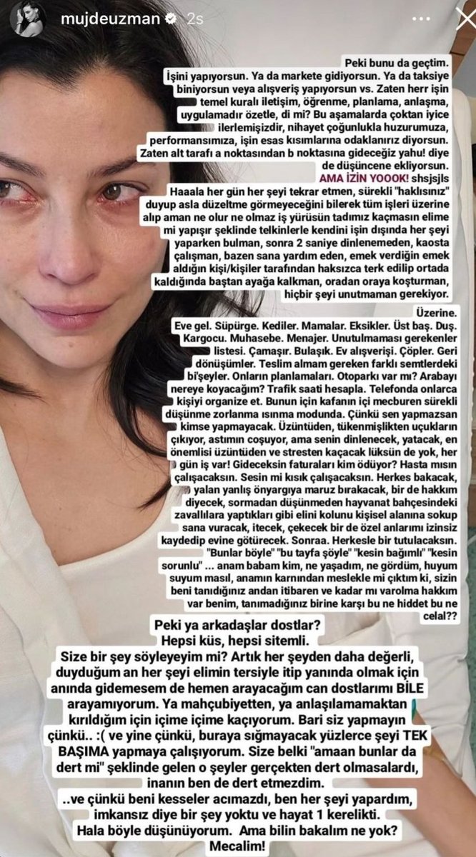 huyde12's tweet photo. #KızılcıkŞerbeti'nin Alevi Müjde Uzman, tükenmişlik sendromuna yakaladığını açıkladı... https://t.co/8cYxpJsRp1