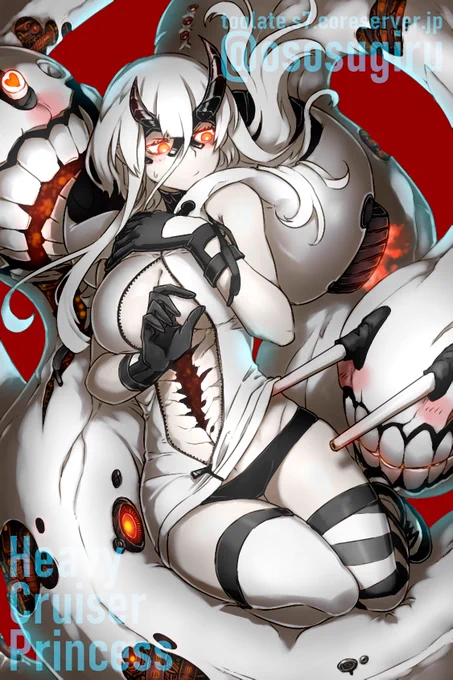 #見た人もなにか無言で深海棲艦をあげる 