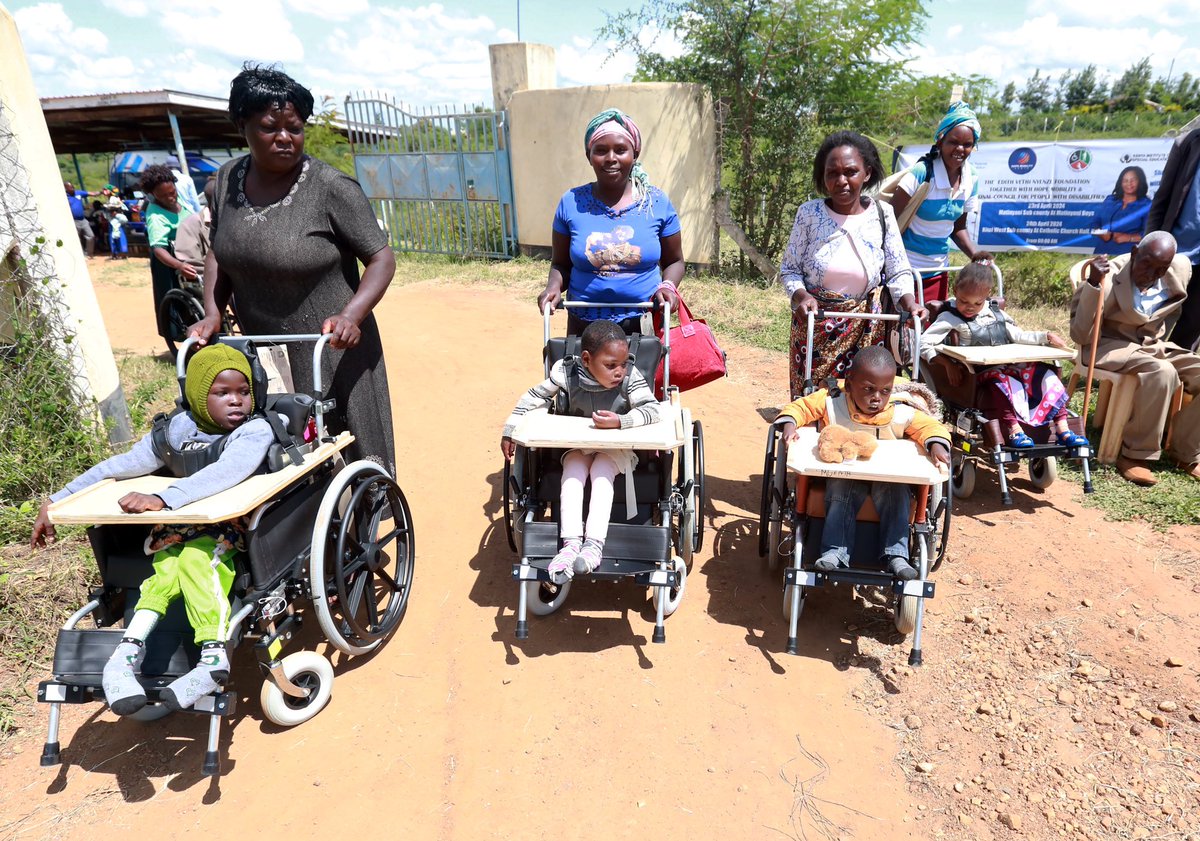 mamashabik's tweet photo. 1/2My heart is full of joy following a successful program whereby the Edith Nyenze Foundation in partnership with Hope Mobility have been able to distribute walking equipments worth over 9 million shillings to 361 beneficiaries across Kitui West Constituency https://t.co/FZ5nDSPZM1