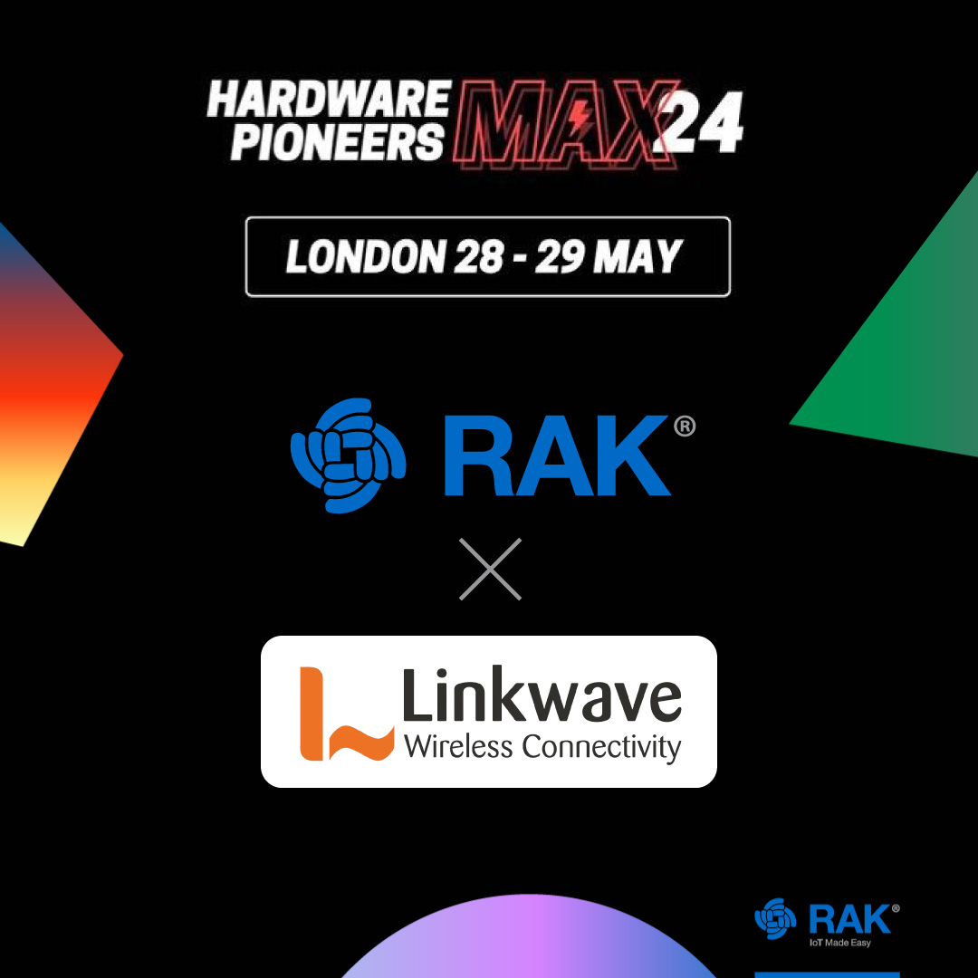 📢 @linkwavetech, another official RAK distributor, is also at the Hardware Pioneers Max 2024 on 28–29 May as an exhibitor. Stop by their booth at stand B4 to get a firsthand look at our products. @HdwPioneers #HardwarePioneersMax #HWPmax24