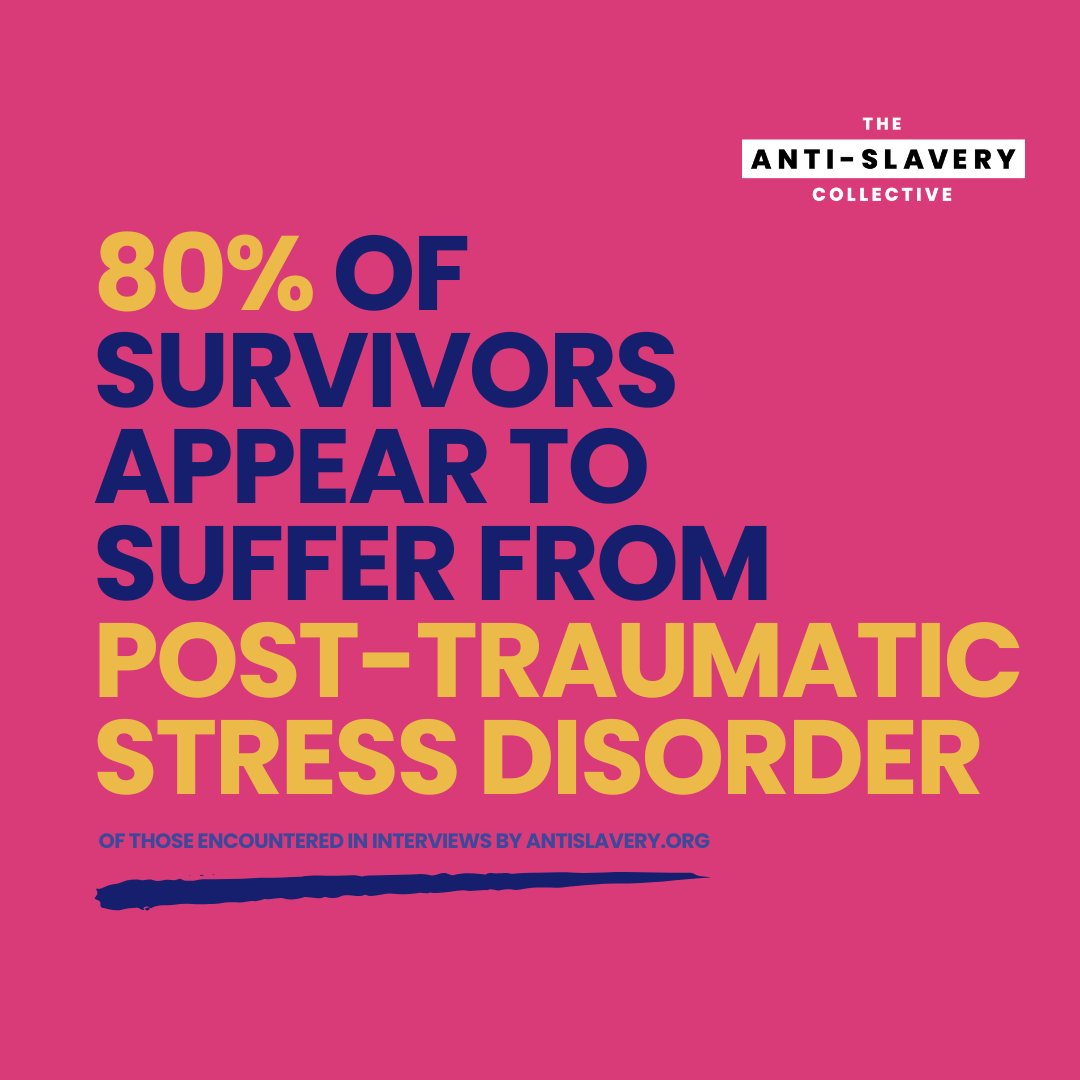 To truly understand the effects of #slavery & help #survivors rebuild their lives, we must consider the #mentalhealth impact of slavery. Thank you, @Anti_Slavery, for creating a guide to help understand the psychological needs of survivors. Read more: bit.ly/3U8slW4