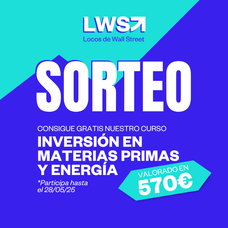 ¡Sorteamos una plaza para nuestro curso de MATERIAS PRIMAS y ENERGÍA que puede ser tuya! Cómo participar:

👉🏼 Da Retweet
👉🏼 Síguenos en Twitter <a href="/LocosWallStreet/">Los Locos de Wall Street</a>

Tienes hasta el 28/05/24 a las 23:59h para participar.

¡Muchas suerte! 🍀

Bases legales: epr.ms/4bMm9Ki