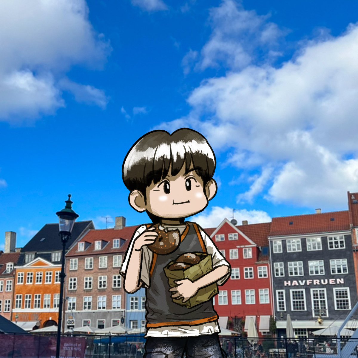 Blitzers_Fr's tweet photo. [📷] 21.05.24 - BLITRIP

[📷] [#BLITRIP]
[#LUTAN] Les donuts sont vraiment bons haha

* C’est un BLITRIP fait avec les BLEE

#BLITZERS #LUTAN #BLITOON #Copenhague

#🦫 https://t.co/WytEXlYOsk
