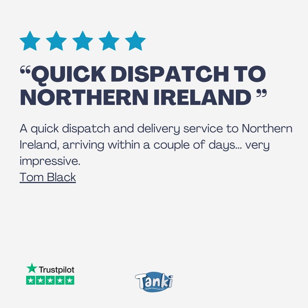 Satisfied customer from Northern Ireland! Our speedy delivery is our pride.

Choose Tanki to change the world 🌍
#NoGlueDownYourLoo
tanki.co.uk

#ecofriendly #plasticfree #toiletpaper #sustainable #toilet #toiletroll #looroll #ecohome #Tanki